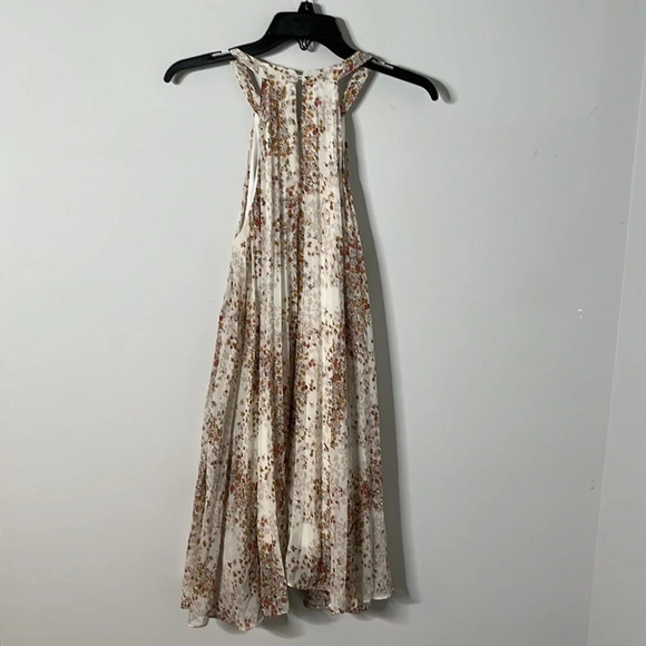 Lulu’s Sweet for You Cream Floral Pleated Swing Dress - Picture 6 of 8